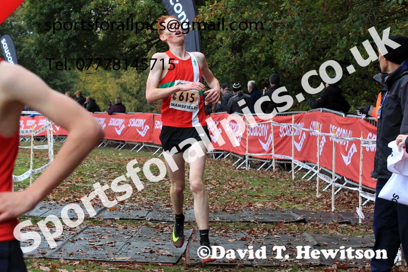 Mens Under-17s, 2022 National Cross Country Relays, Berry Hill Park, Mansfield.  Photo: David T. Hewitson/Sports for All Pics